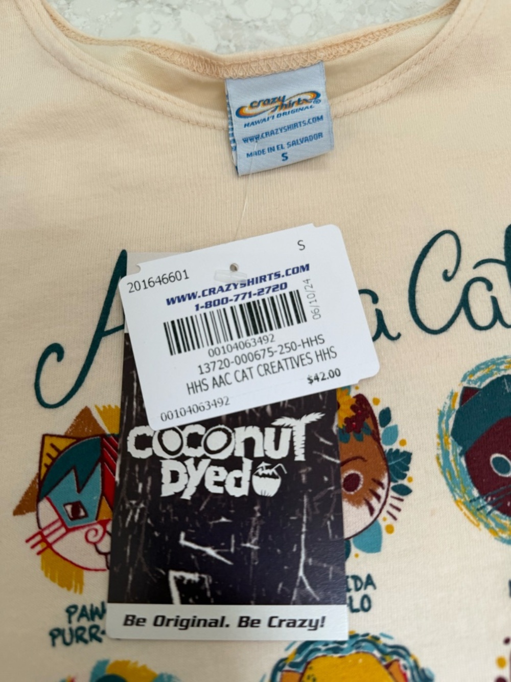 Hawaiian Adopt A Cat T Shirt - Picture 2 of 4
